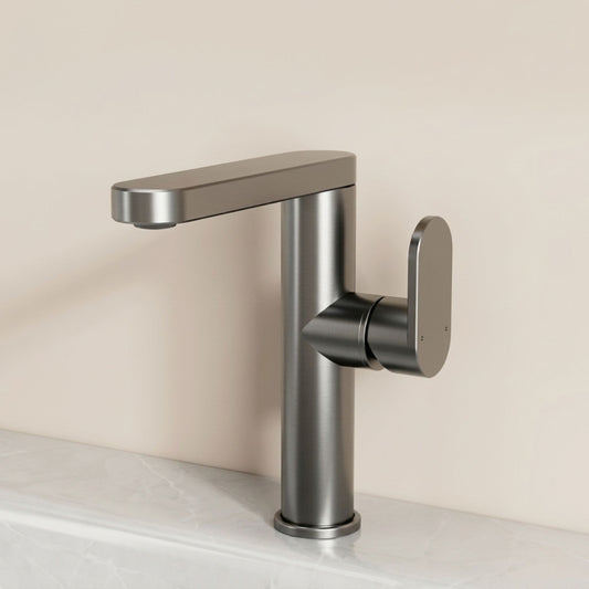 Mitigeur lavabo gris – Robinet salle de bain 360° chaud/froid