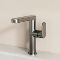 Mitigeur lavabo gris – Robinet salle de bain 360° chaud/froid