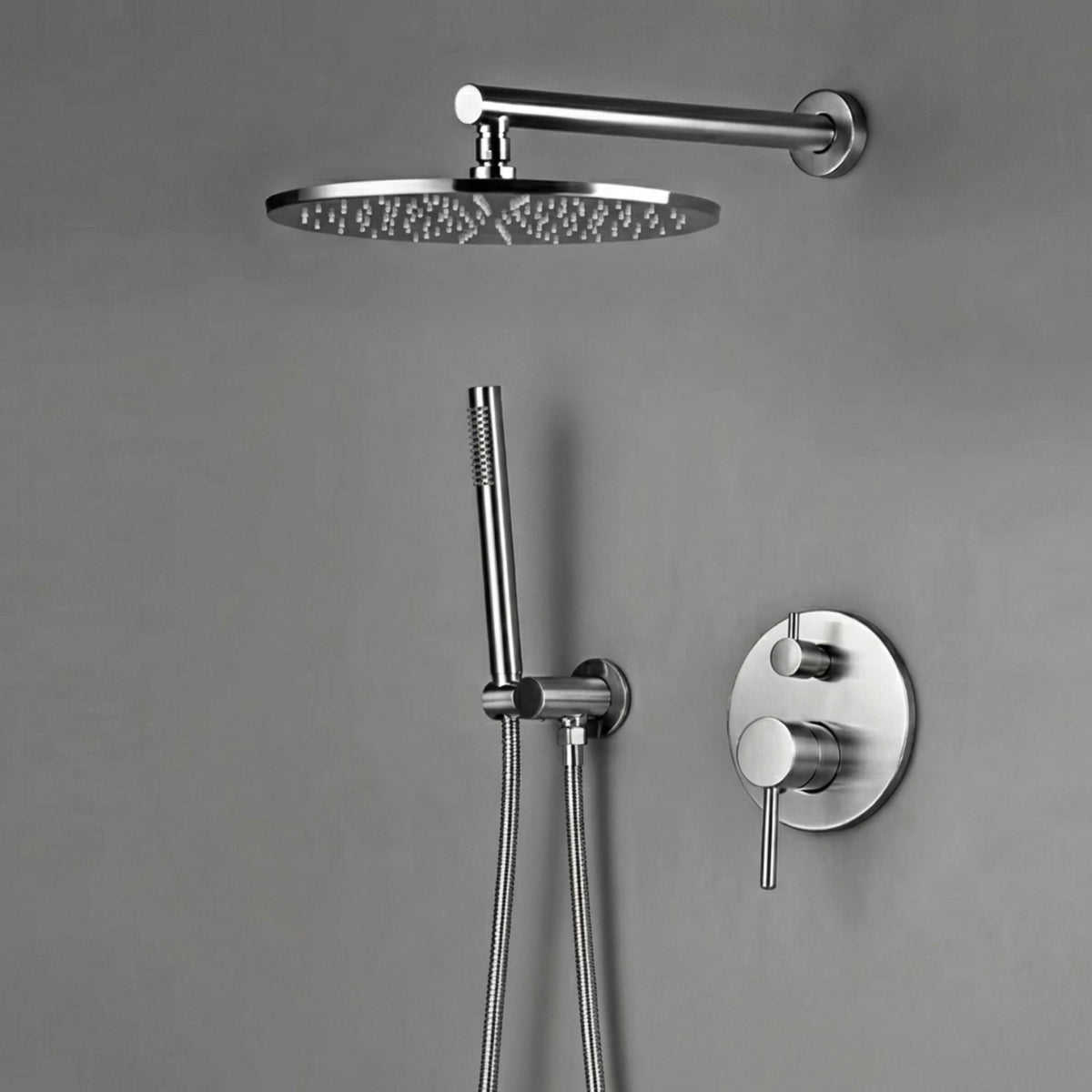 Colonne de Douche Encastrable Ronde – Pluie & Douchette