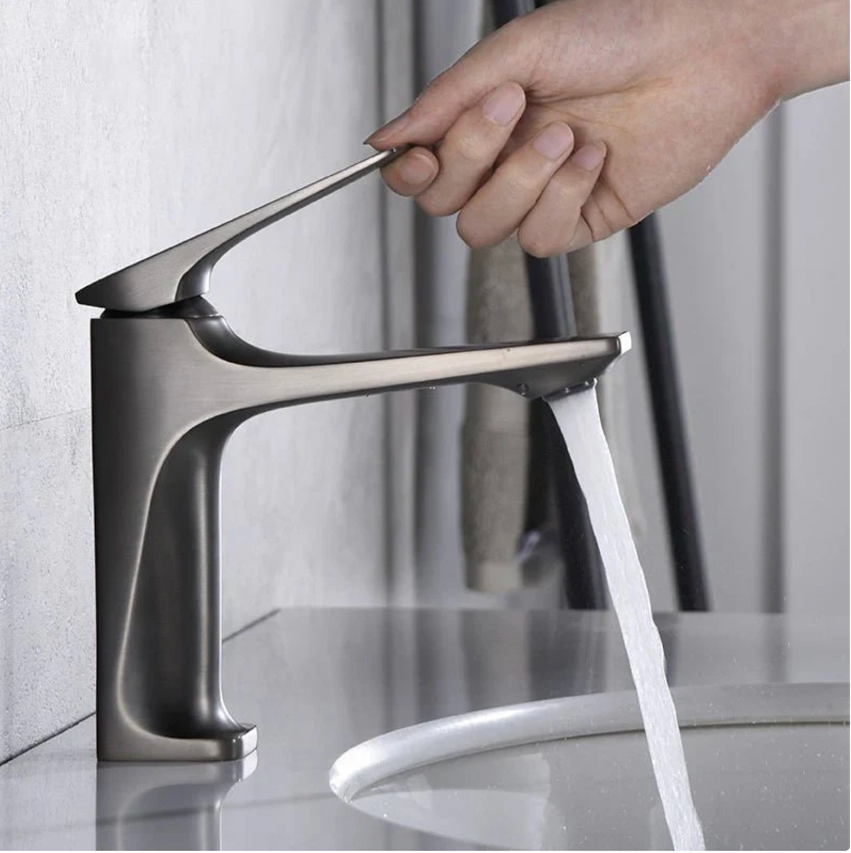 Robinet de salle de bain en laiton