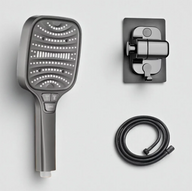 Pommeau de Douche Anti-Calcaire – Haute Pression & Économie d’Eau, 7 Modes, Bouton Stop