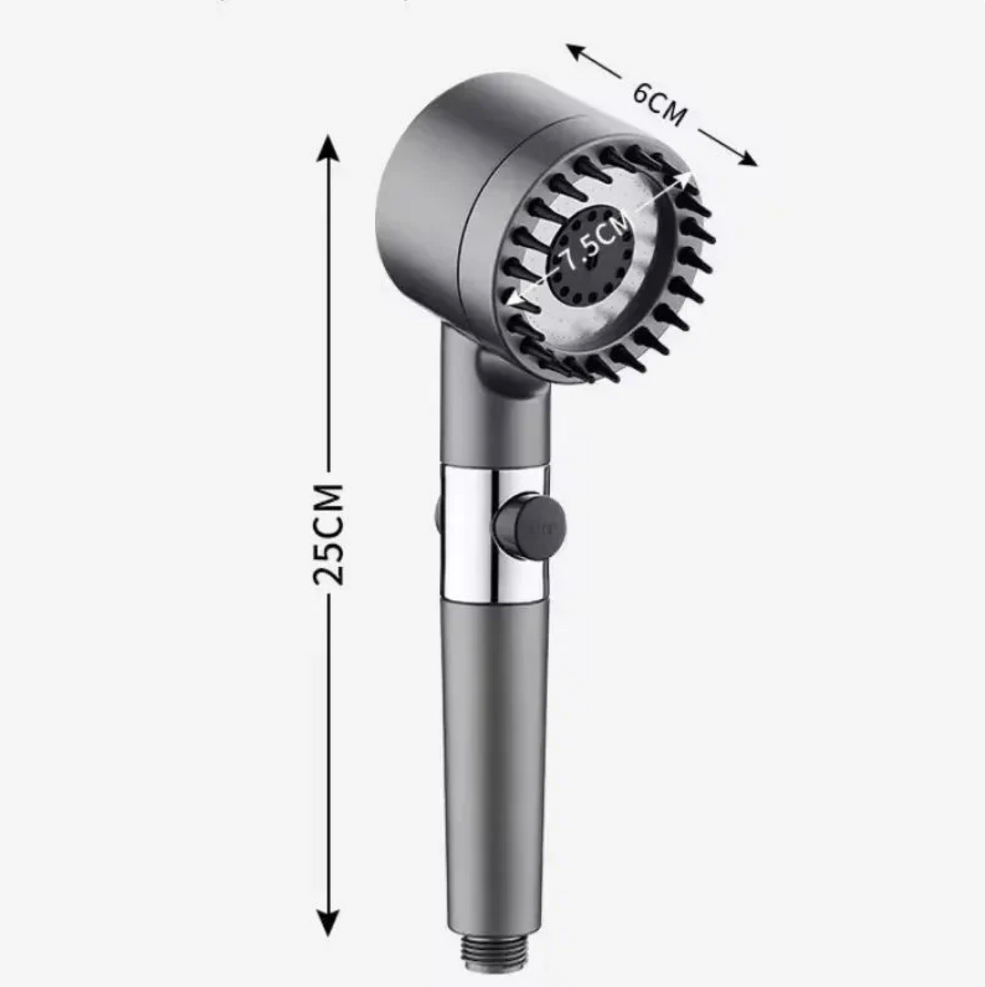 Pommeau de Douche Anti-Calcaire – Haute Pression, Économie d’Eau, 3 Modes