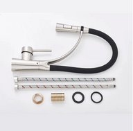 Robinet de cuisine flexible professionnel – Douchette extractible & rotation 360°
