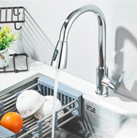 Robinet de cuisine extractible – Jet douchette & rotation 360°
