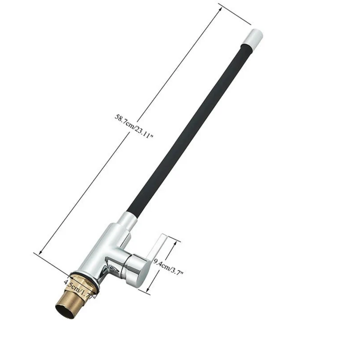 Robinet de cuisine flexible – Bec 360° en acier inoxydable