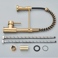 Robinet de cuisine à ressort – Extractible haute pression
