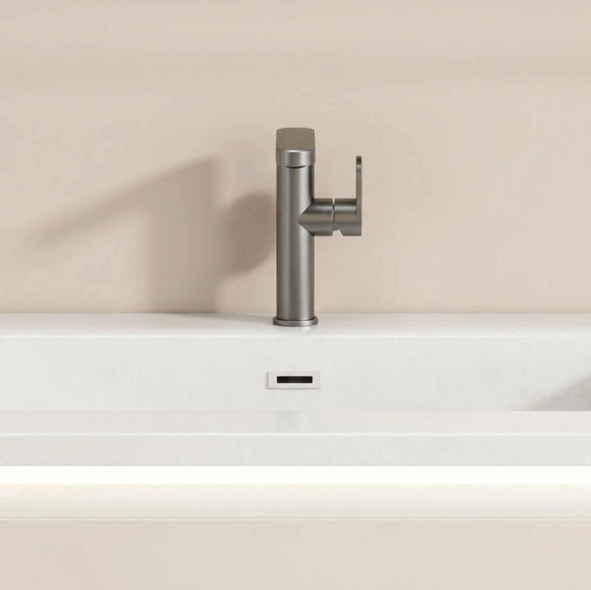 Mitigeur lavabo gris – Robinet salle de bain 360° chaud/froid
