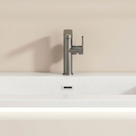 Mitigeur lavabo gris – Robinet salle de bain 360° chaud/froid
