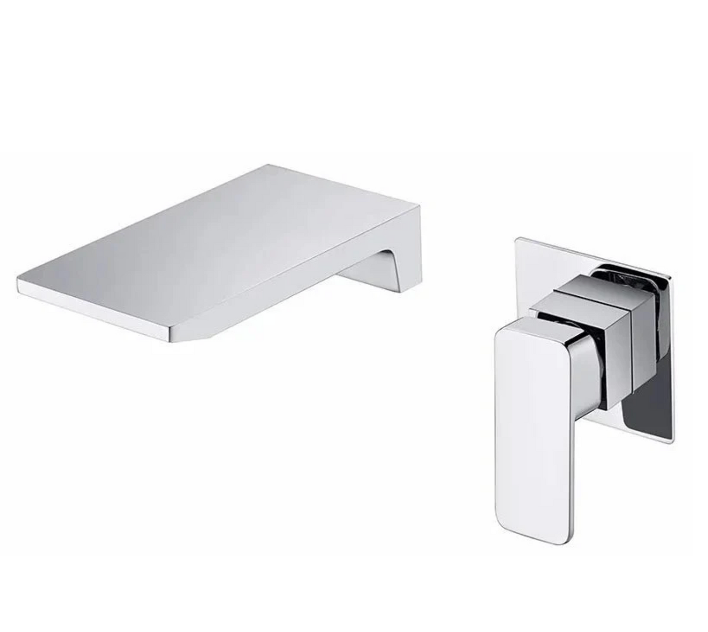 Robinet de salle de bain mural cascade en laiton