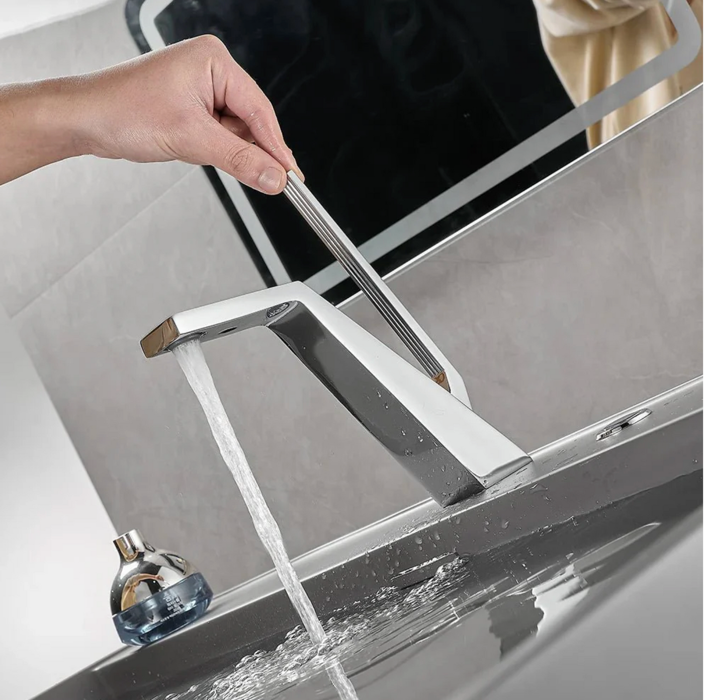Robinet lavabo moderne en laiton – Haut de gamme