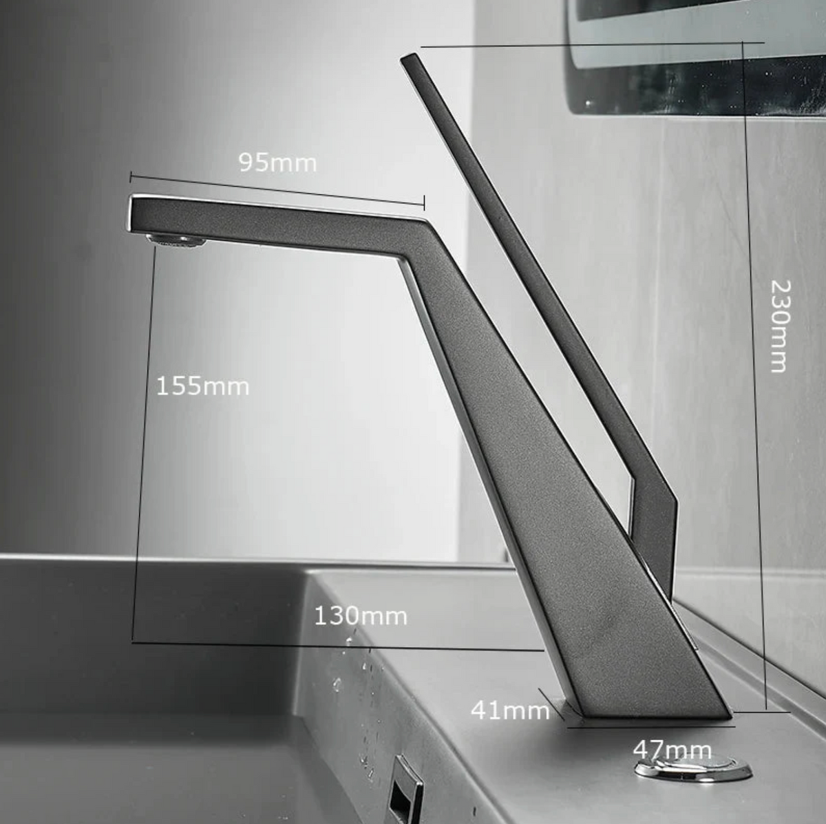 Robinet lavabo moderne en laiton – Haut de gamme