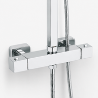 Colonne de Douche Thermostatique Chrome – Pluie / Douchette
