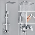 Colonne de Douche Design Noir / Chrome