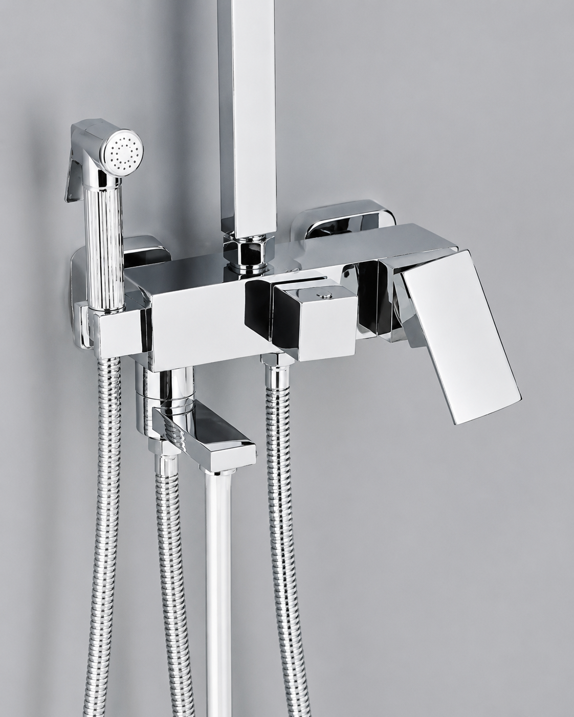 Colonne de Douche Design Noir / Chrome