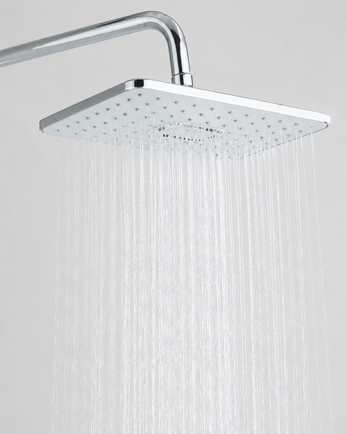 Colonne de Douche Pluie Noir Mat / Chrome – Ensemble Douche avec Douchette