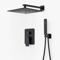 Colonne de Douche Encastrable Noir Mat – Luxe & Confort au Quotidien - Noir mat