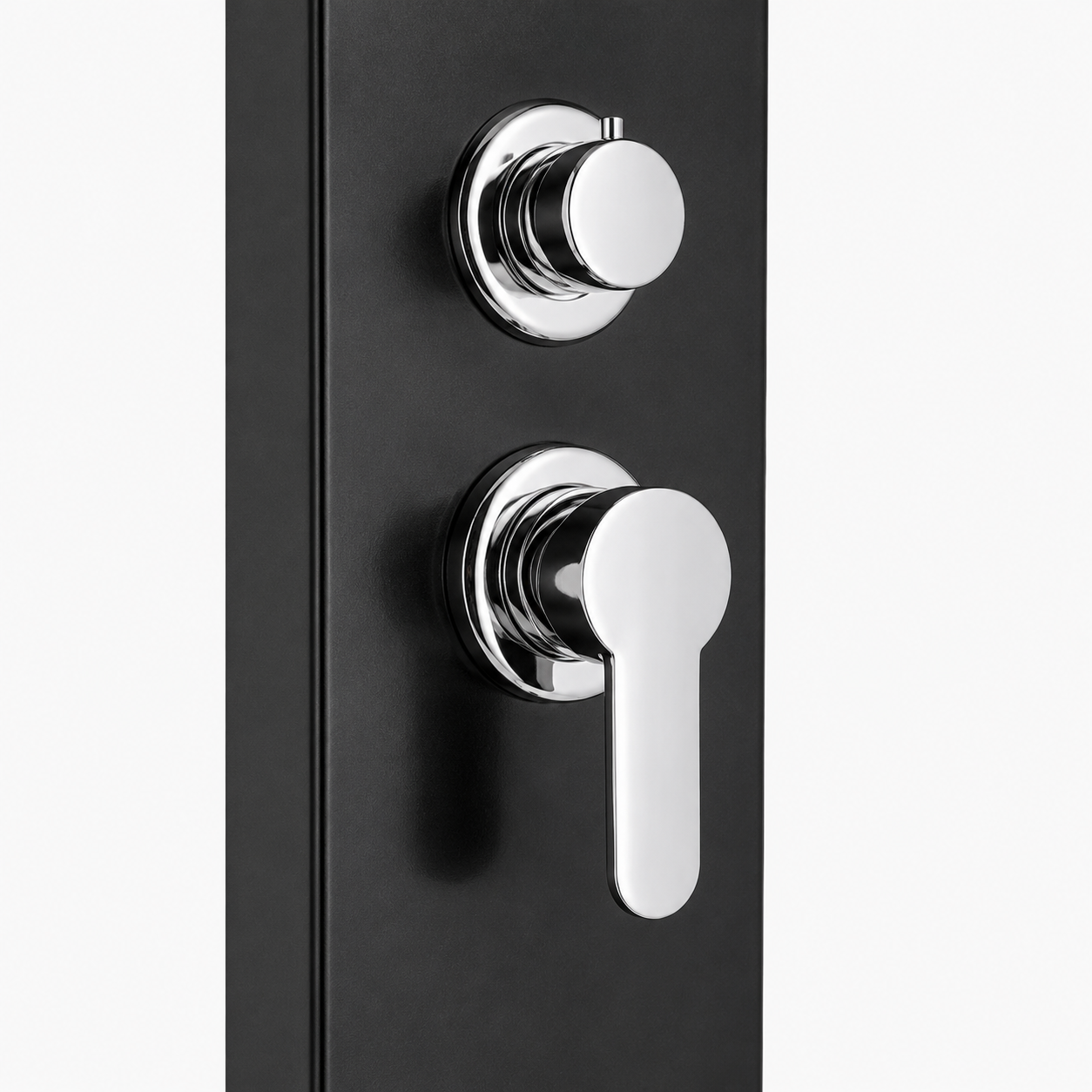 Colonne de Douche Hydromassante – Jets de Massage & Rangement Intégré - Chrome