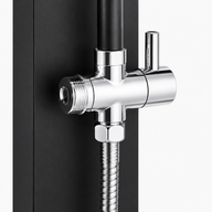 Colonne de Douche Hydromassante – Jets de Massage & Rangement Intégré - Chrome