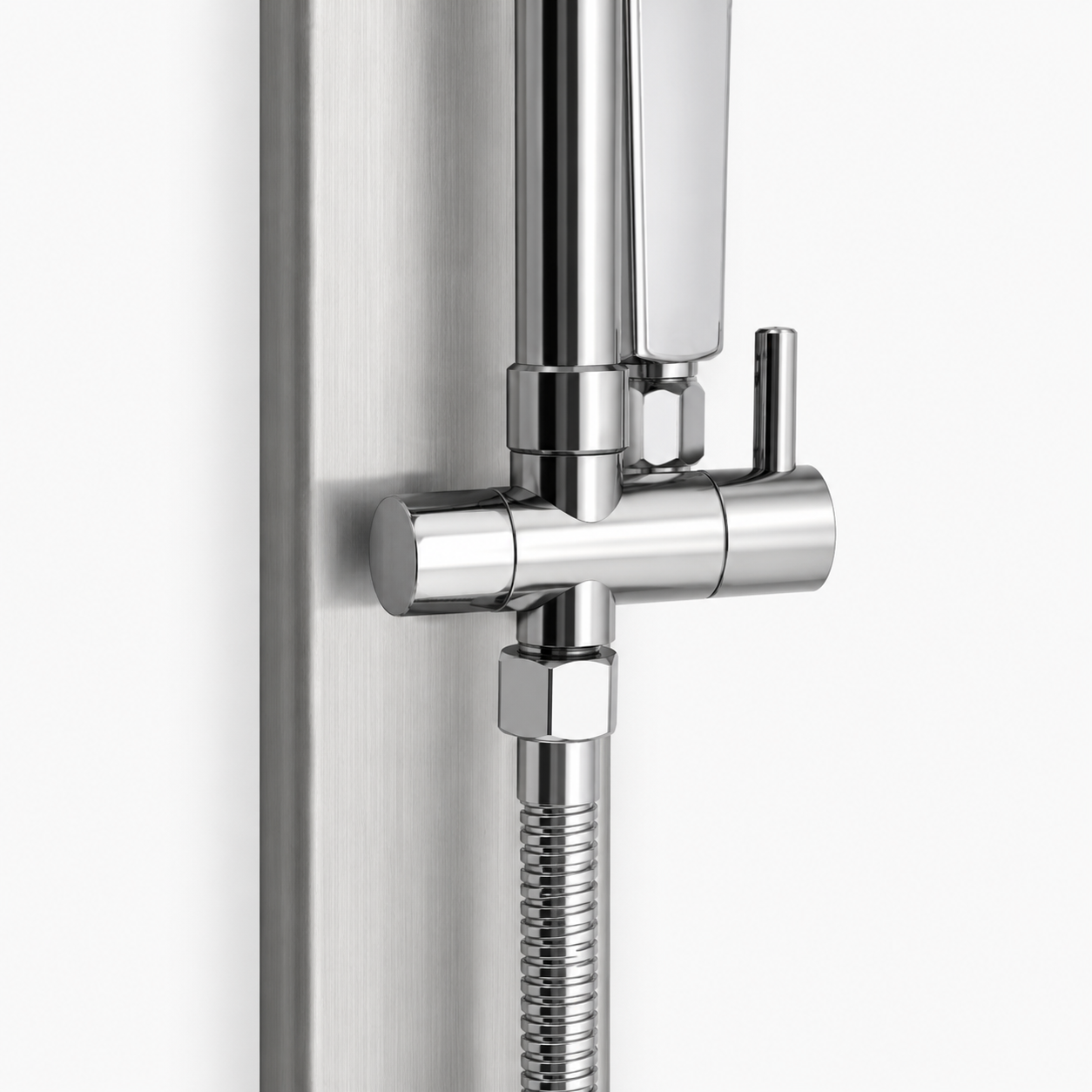 Colonne de Douche Hydromassante – Jets de Massage & Rangement Intégré - Chrome