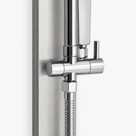Colonne de Douche Hydromassante – Jets de Massage & Rangement Intégré - Chrome