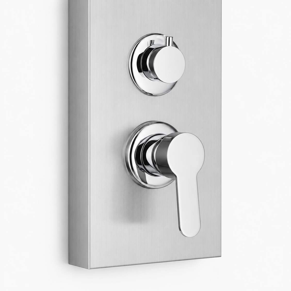 Colonne de Douche Hydromassante – Jets de Massage & Rangement Intégré - Chrome