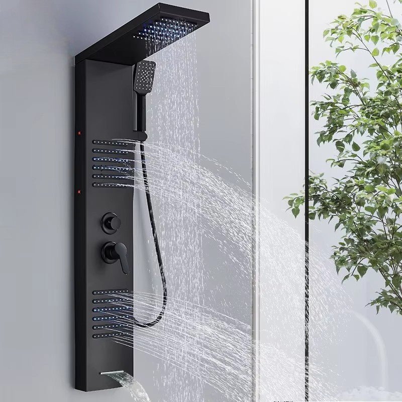 Colonne de Douche Hydromassante – Pluie, Cascade & Jets LED
