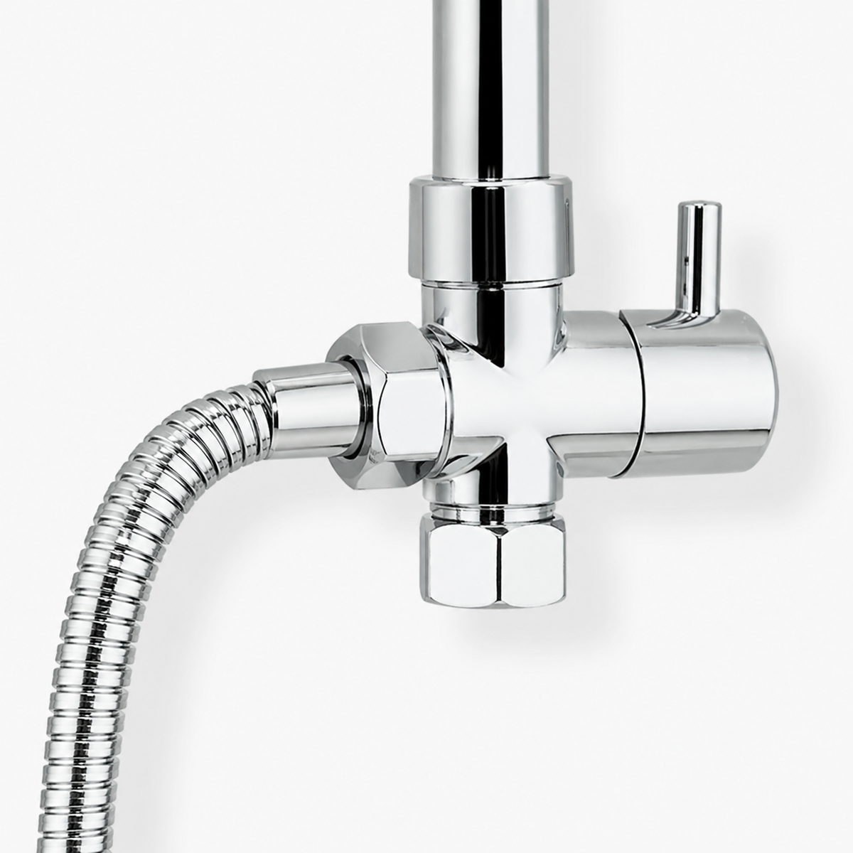 Colonne de Douche Pluie Chrome – Ensemble Douche avec Douchette