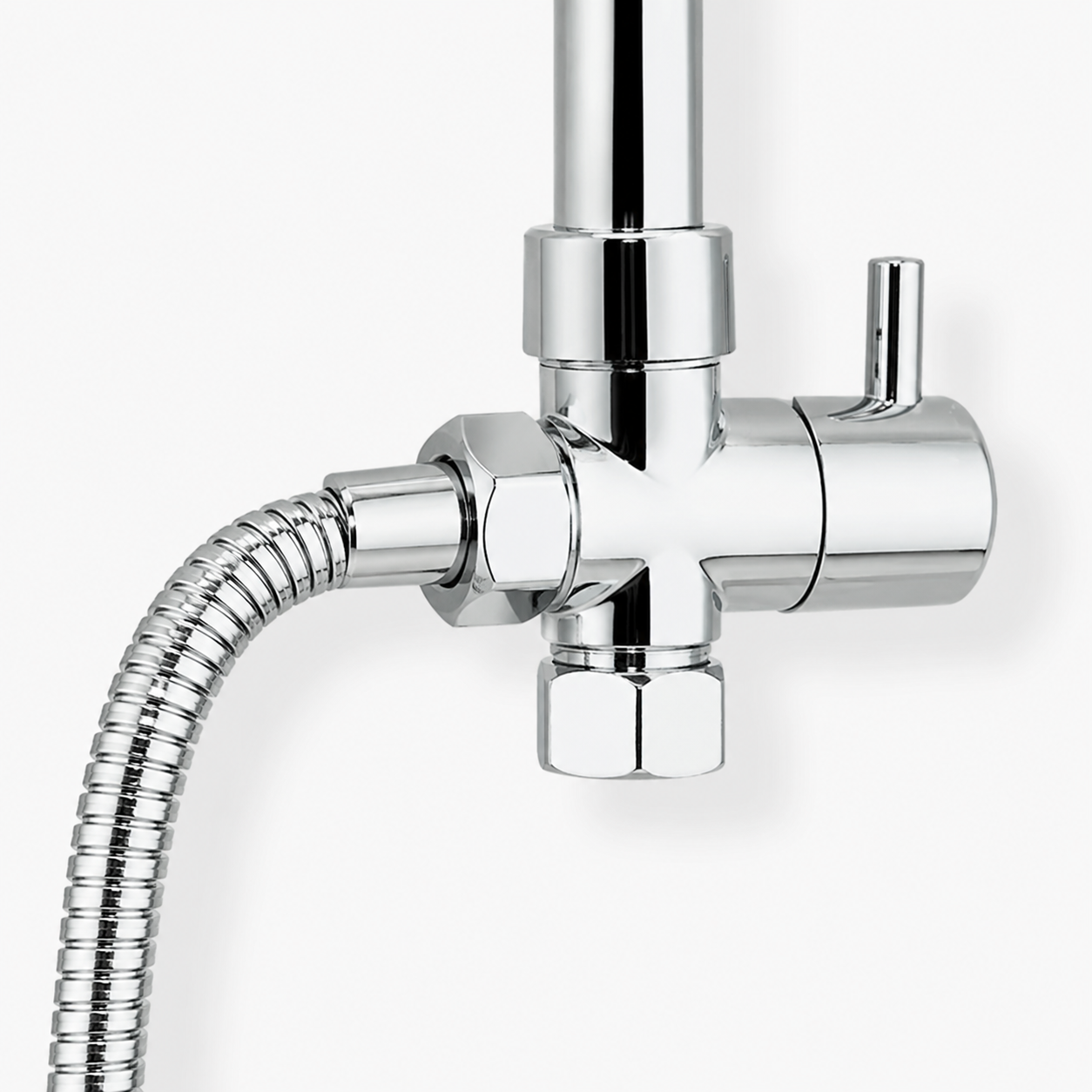 Colonne de Douche Pluie Chrome – Ensemble Douche avec Douchette