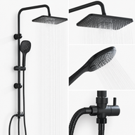 Colonne de Douche Pluie Chrome – Ensemble Douche avec Douchette