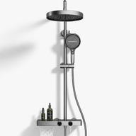 Colonne de Douche Premium – Pluie, Douchette & Bec Baignoire – Chrome
