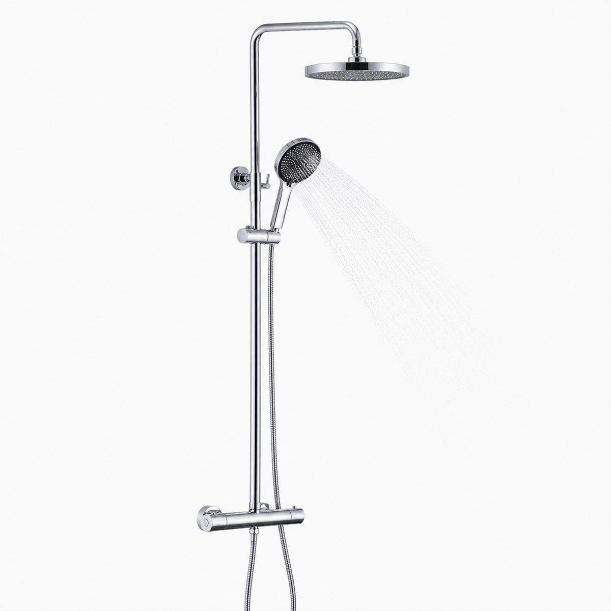 Colonne de Douche Thermostatique en Laiton – Confort & Sécurité