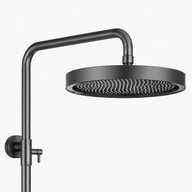 Colonne de Douche Thermostatique Luxe Gris Brossée – 4 Voies Pluie & Cascade