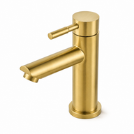 Mitigeur Lavabo Or Brossé – Robinet Salle de Bain (4 Tailles)