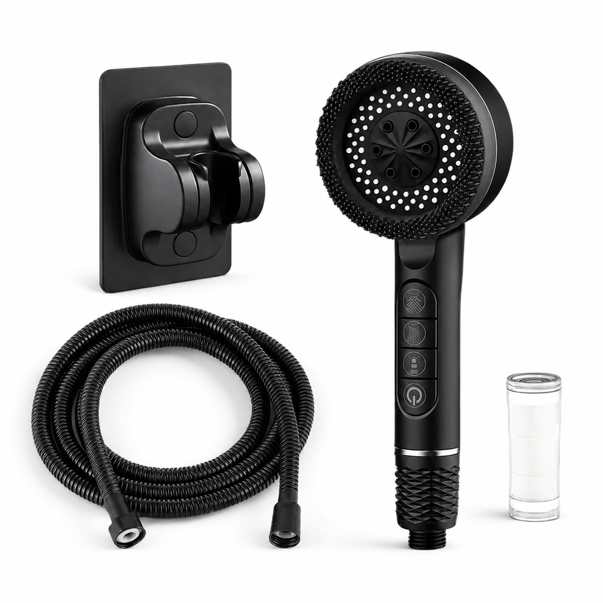 Pommeau de Douche Anti-Calcaire – 4 Modes