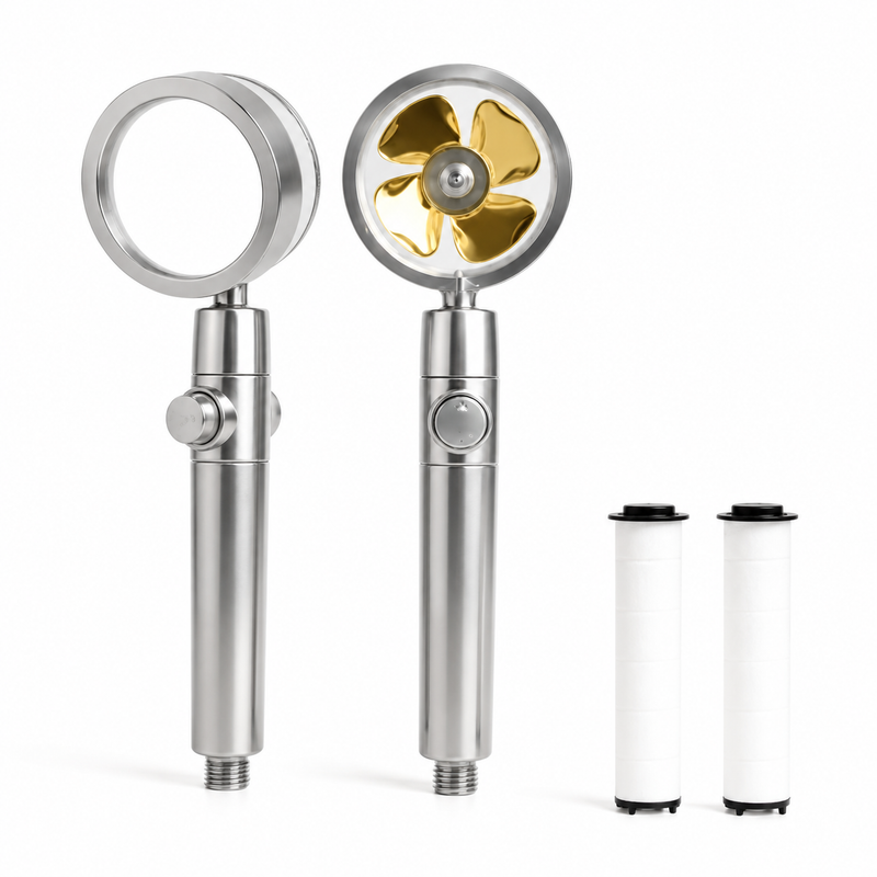 Pommeau de Douche Turbo –  Rotation 360°