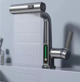 Robinet de cuisine digital – Douchette extractible 3 jets 360°