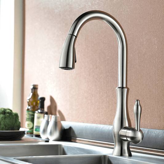 Robinet de cuisine extractible – Mitigeur pivotant 360° en laiton