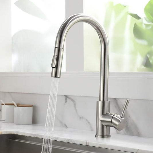 Robinet de cuisine bec haut – Extractible 360°