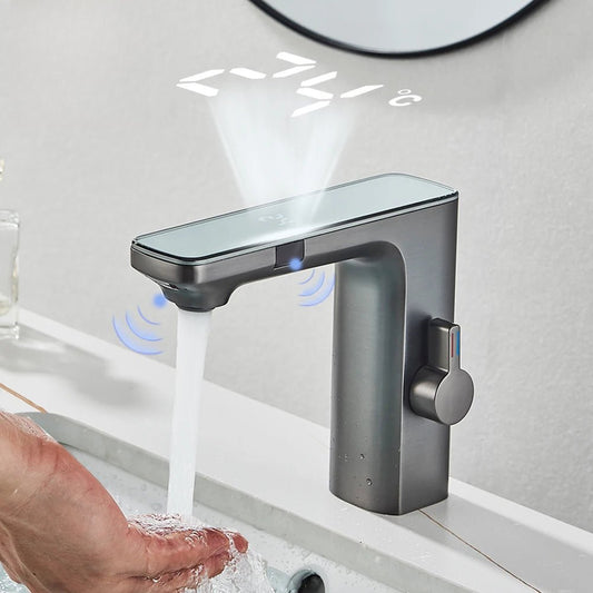 Robinet intelligent sans contact – Capteur infrarouge & affichage digital