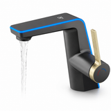 Robinet de salle de bain LED – affichage température / mitigeur moderne
