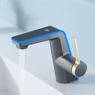 Robinet de salle de bain LED – affichage température / mitigeur moderne