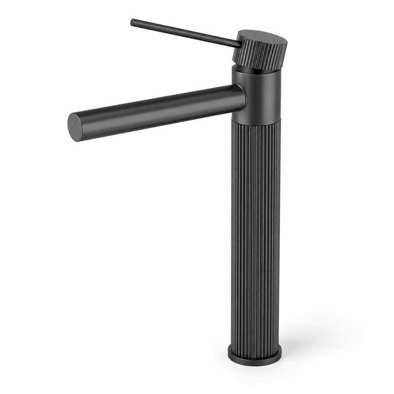Robinet de salle de bain – Finition inox